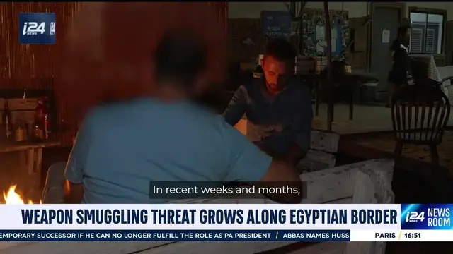 'Video thumbnail for Weapon smuggling threat grows along Egypt border'