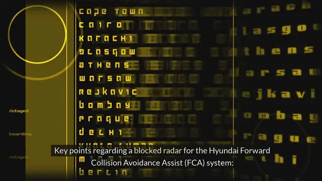 Video thumbnail for Hyundai Forward Collision Avoidance Assist Radar Blocked