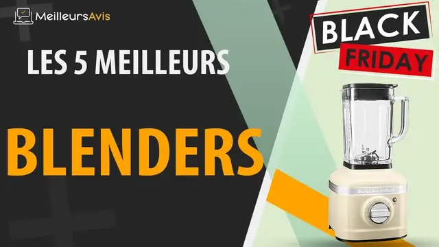 Video thumbnail for 🚩 MEILLEUR BLENDER - Black Friday 2022 (Comparatif & Guide d'achat)