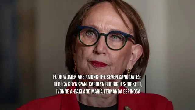 Video thumbnail for EU's Ribera Backs First Woman To Lead United Nations.