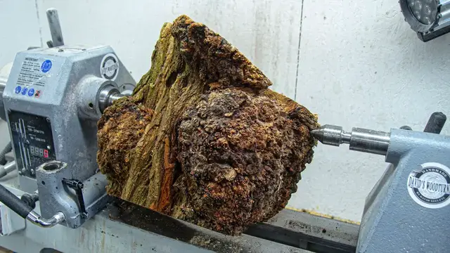 Video thumbnail for Woodturning - Big and Burly Black Locust