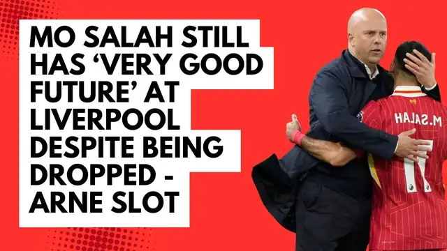 Video thumbnail for Salah still has ‘very good future’ at Liverpool despite being dropped - Slot