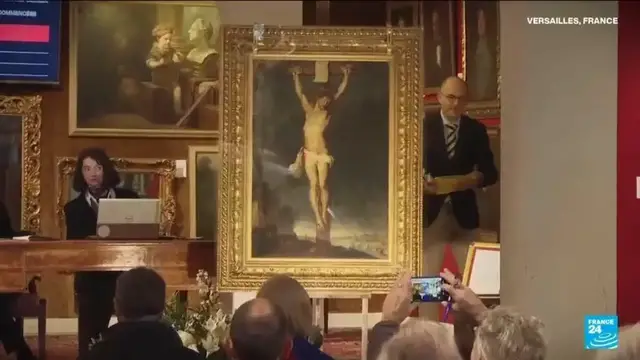 Video thumbnail for A long-lost Rubens painting depicting Crucifixion sells for $2.7 million