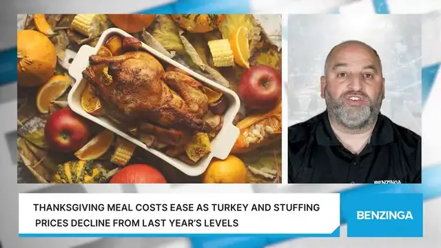 Video thumbnail for Thanksgiving Meal Costs Ease As Turkey And Stuffing Prices Decline From Last Year’s Levels