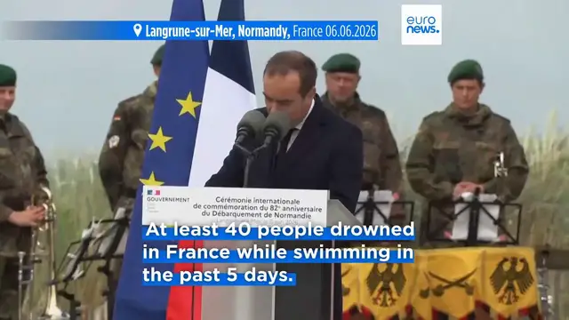Video thumbnail for At least 20 drownings reported as 54 French departments remain on red alert
