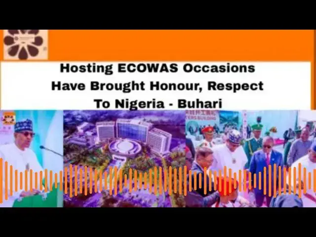 Video thumbnail for Hosting ECOWAS Occasions Have Brought Honour, Respect To Nigeria - Buhari ~ OsazuwaAkonedo