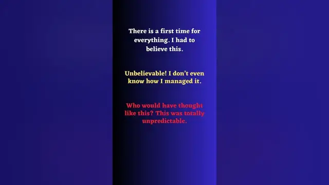 Video thumbnail for Different Ways of Expressing Surprise Part 20