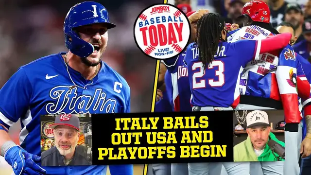 Video thumbnail for Italy bails out USA and the WBC playoffs begin! | Baseball Today