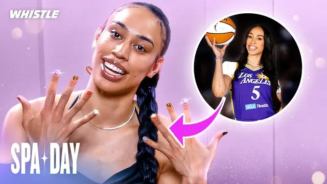 Video thumbnail for Dearica Hamby Spills WNBA TEA While Getting Her Nails Done