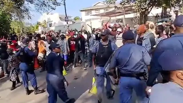 Video thumbnail for Police clash with Malawian protesters demanding deportation in South Africa