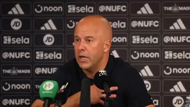 'Video thumbnail for "We were lucky" - Slot relieved to win after late goal at Newcastle'