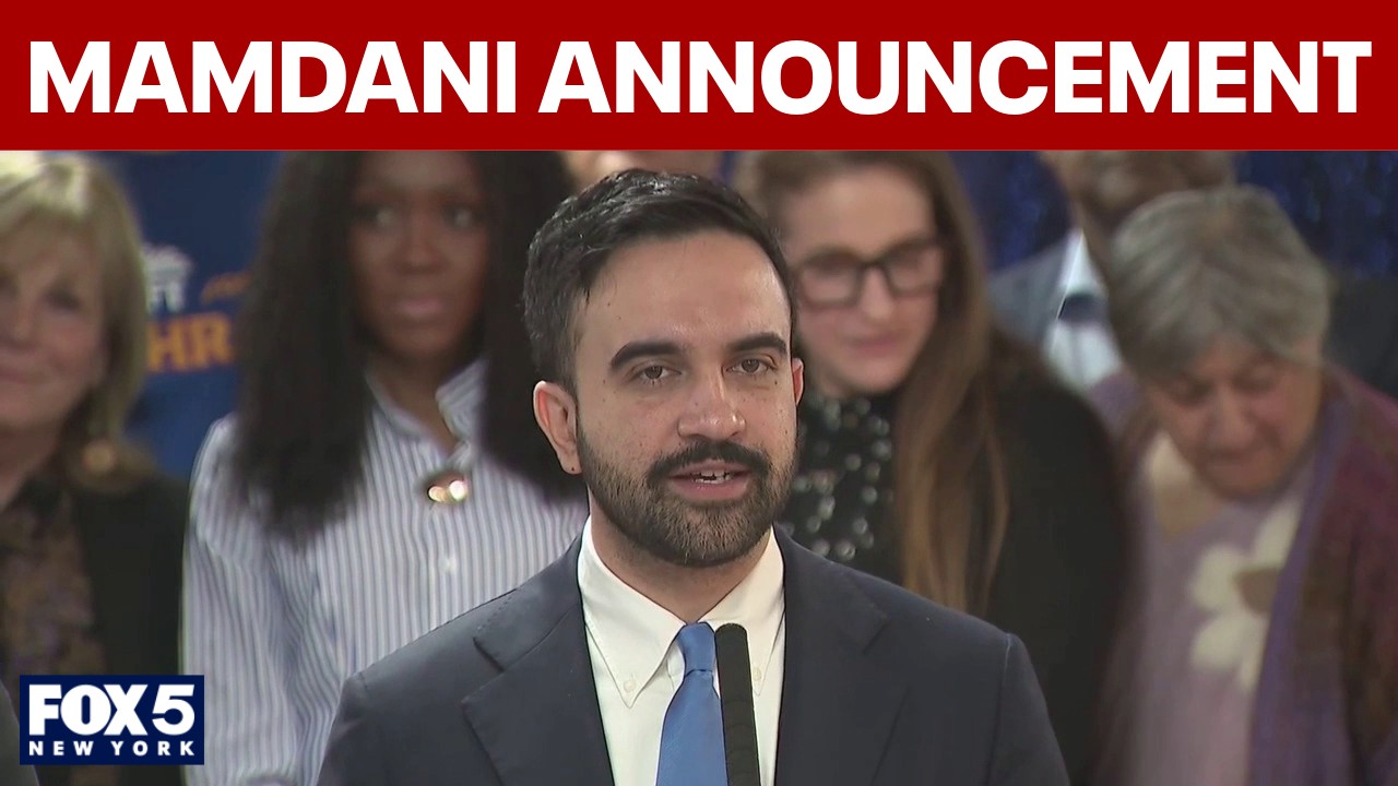 Video thumbnail for Mamdani announcement on universal childcare: FULL video