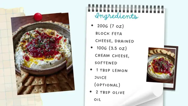 Video thumbnail for Cranberry Whipped Feta Dip with Hot Honey Drizzle – Creamy, Tangy & Festive