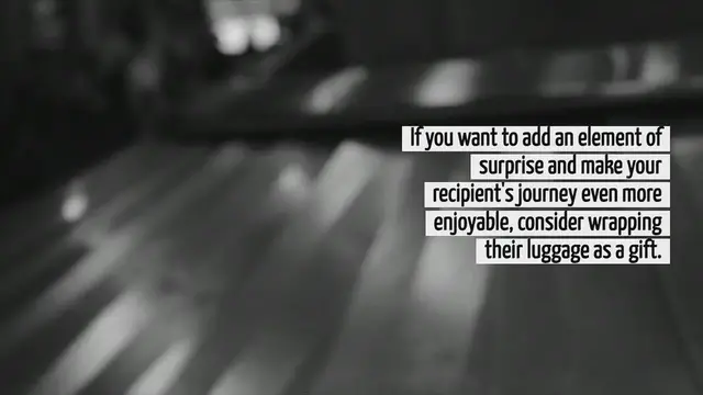 Video thumbnail for How To Wrap Luggage As A Gift