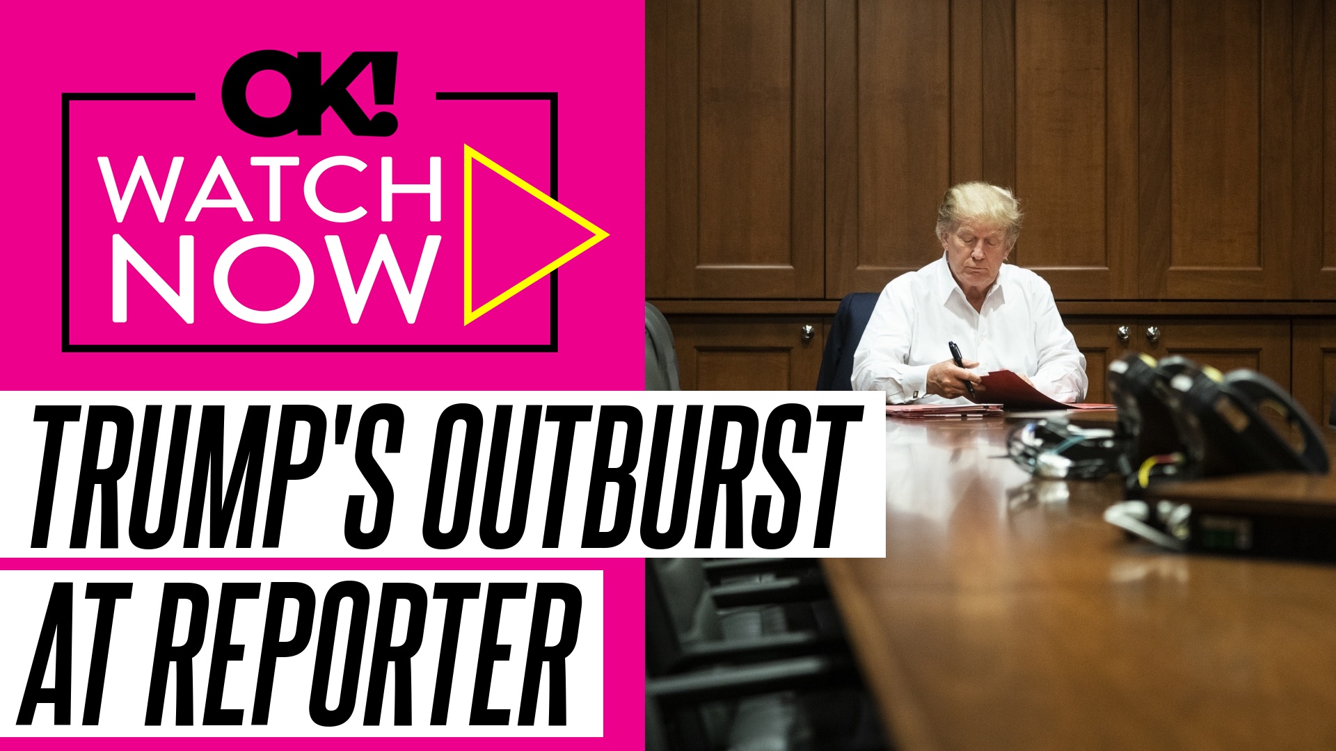 Video thumbnail for 'Stupid Question!': Donald Trump Fumes at Reporter Over Iran Inquiry 