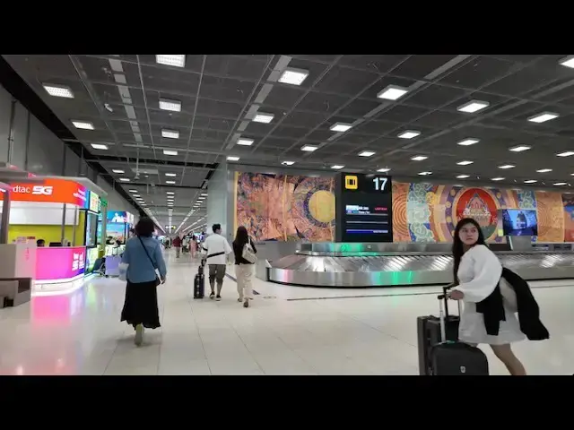 'Video thumbnail for Bangkok Airport Arrival 2025 BKK'