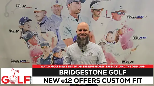 'Video thumbnail for Bridgestone fits golfers with new e12 golf balls'