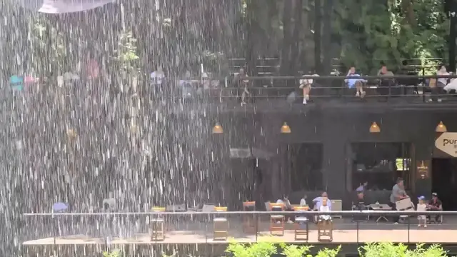 Video thumbnail for China: Tourists looking for a cool respite lift summer travel spending in China.