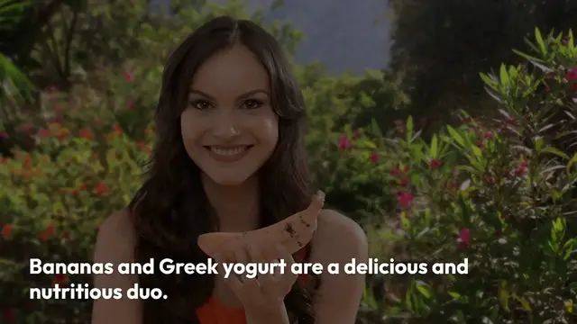 Video thumbnail for Bananas and Greek Yogurt Benefits