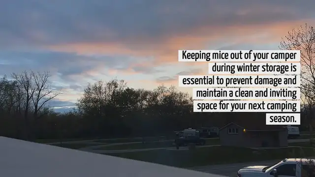'Video thumbnail for How To Keep Mice Out Of Camper During Winter Storage'