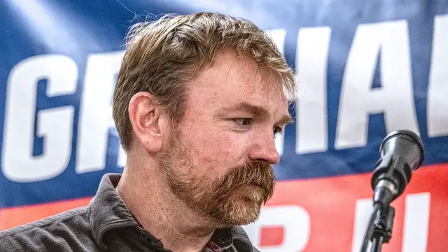 Video thumbnail for Platner quits Senate bid after allegations, lashes out at Democratic establishment