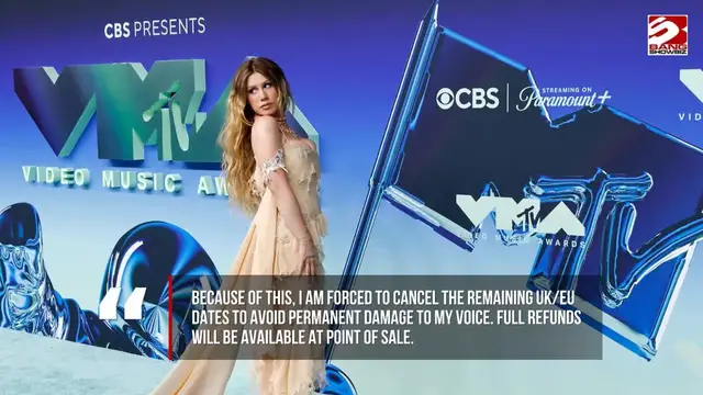 Video thumbnail for Slayyyter cancels remaining UK and European tour dates due to laryngitis and vocal cord tears