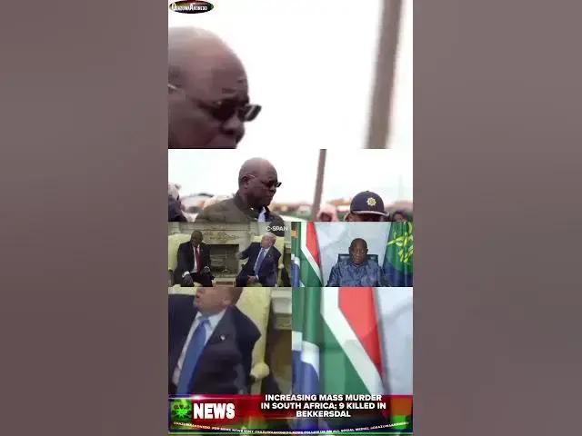 Video thumbnail for Increasing Mass Murder In South Africa; 9 Killed In Bekkersdal