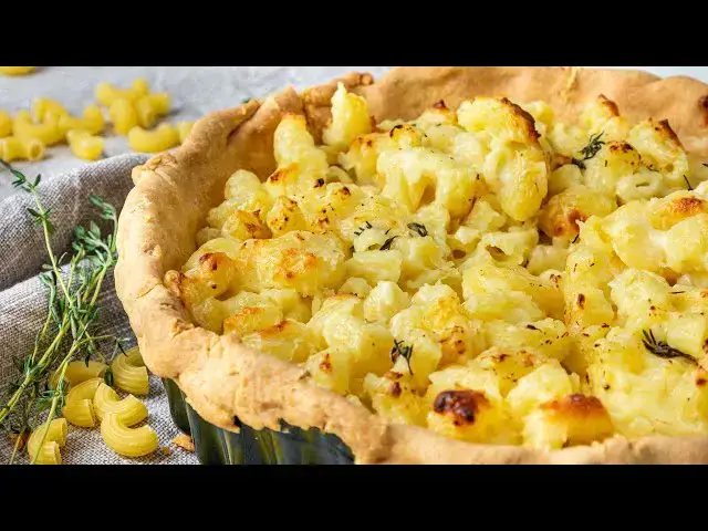 Video thumbnail for Cheesy Pasta Pie | Easier Eats