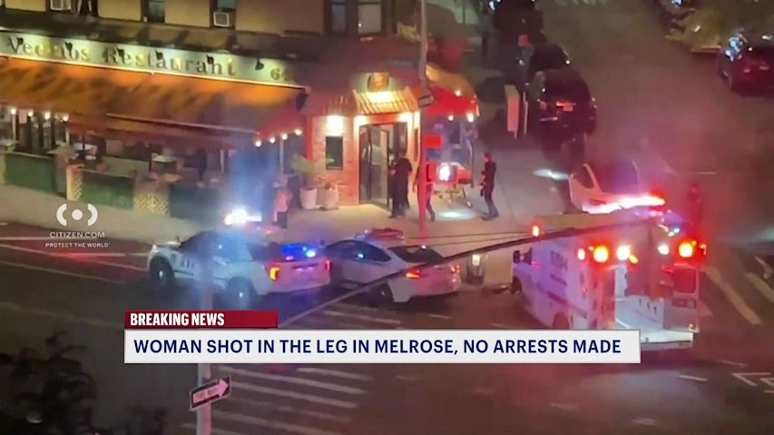 Video thumbnail for Woman shot in the leg in Melrose; Surveillance video shows moment gunfire went off