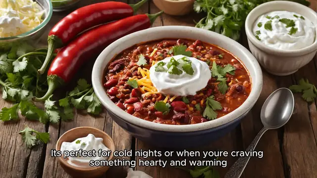 'Video thumbnail for Chili Recipe'