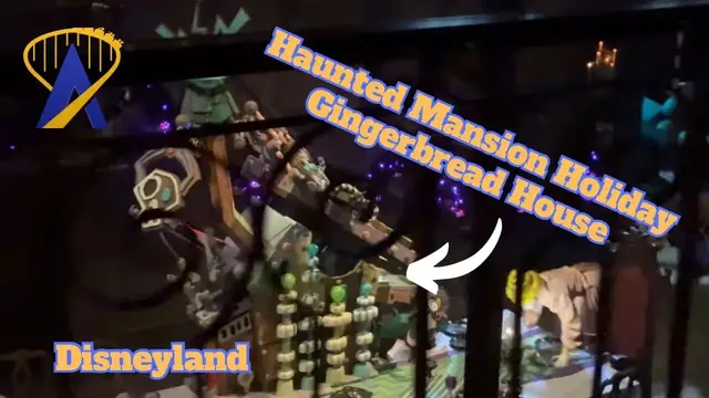 Video thumbnail for Haunted Mansion Holiday Gingerbread House at Disneyland 2024