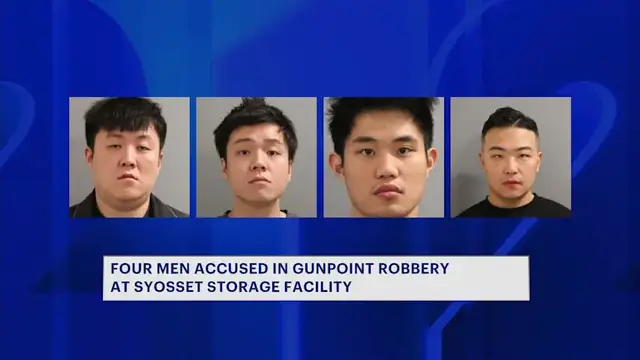 Video thumbnail for Four men arrested after gunpoint robbery in Syosset