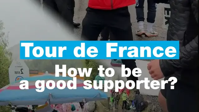 'Video thumbnail for Tour de France: How to be a good supporter?'