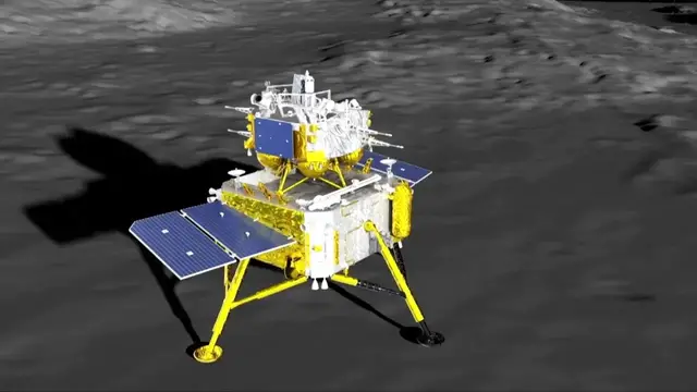 Video thumbnail for China Lands Lunar Probe in South Pole-Aitken Basin in 2024