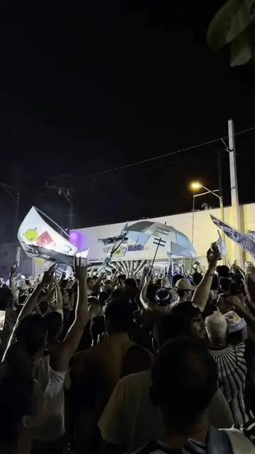 Video thumbnail for Argentina Fans Flood the Streets after World Cup Quarterfinal Win