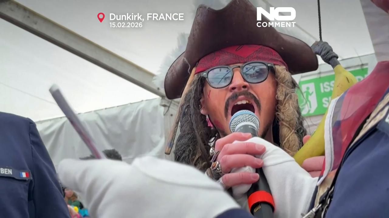 Video thumbnail for France crowns seagull cry champion at quirky Dunkirk carnival