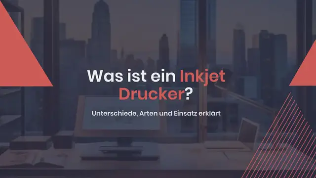 Video thumbnail for Was ist ein Inkjet Drucker? Unterschiede, Arten und Einsatz erklärt