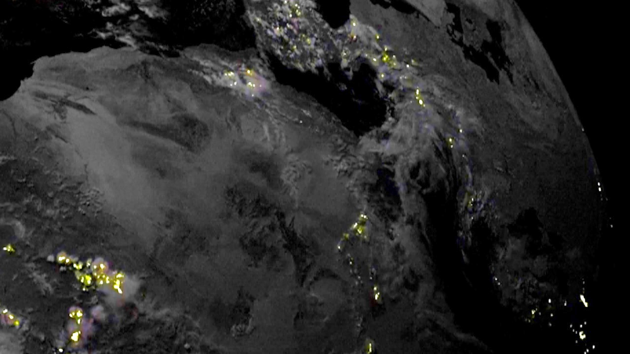 Video thumbnail for First video from EUMETSAT operators shows how lightning spreads across continents