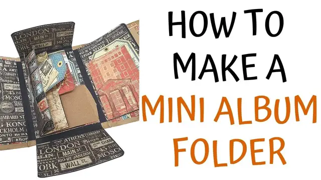 Video thumbnail for How to Make a Mini Album Folder