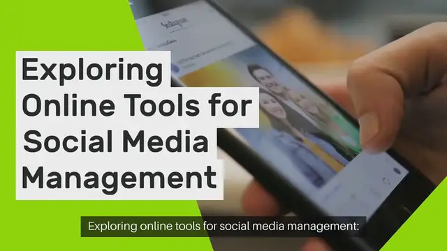 Video thumbnail for Exploring online tools for social media management