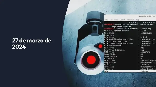 Video thumbnail for Aprende a extraer y editar metadatos con ExifTool y ExifTool GUI