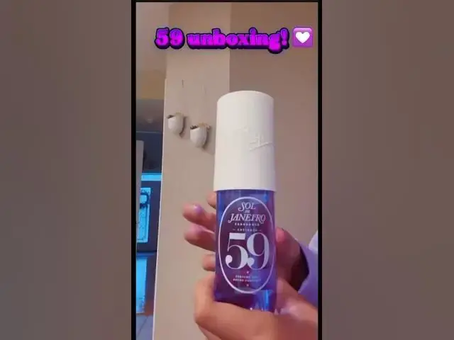 'Video thumbnail for 59 unboxing! I love it sm #soldejaneiro #unboxing #59 #fyp #perfume #preppy'