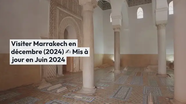 Video thumbnail for Visiter Marrakech en décembre (2024)