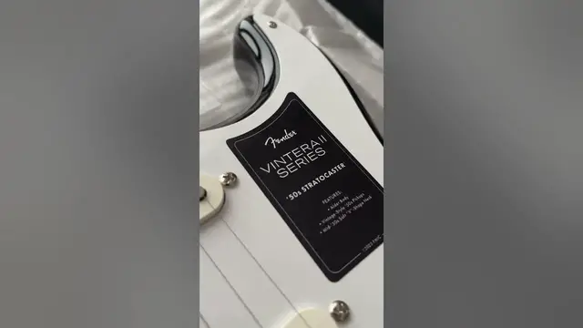 Video thumbnail for New Guitar Day! Unboxing Fender Vintera II 50s Stratocaster