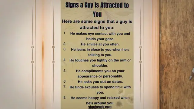 Video thumbnail for Signs a Guy Is Attracted to You, Signs he likes you but is hiding it