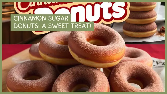 Video thumbnail for Cinnamon Sugar Donuts A Sweet Treat!