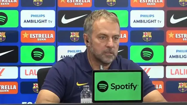 'Video thumbnail for 'Pep is on another level' - Flick plays down Guardiola comparisons'