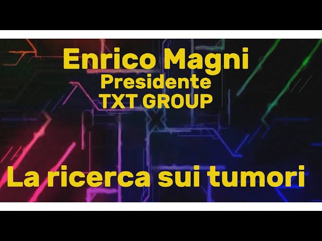 Video thumbnail for Enrico Magni (TXT Group): altri investimenti in ricerca tumori attraverso naso elettronico
