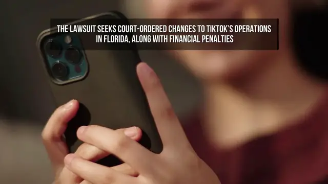 Video thumbnail for Florida Sues TikTok Over Alleged Violations of Child Safety Law.