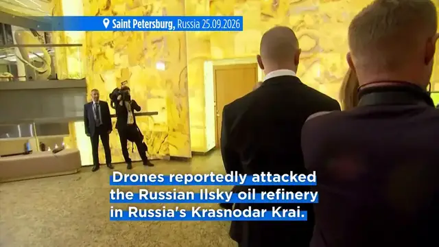 Video thumbnail for Russia strikes Ukraine as Putin denies plans to attack Europe amid growing tensions